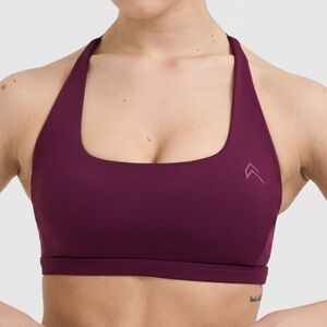 Oner Active timeless square neck bra Ripe Fig